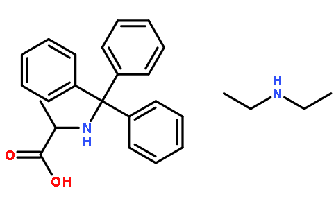 Diethylamine (S)-2-(tritylamino)propanoate