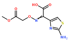 (z)-2-(methoxycarbonylmethoxyimino)-2-(2-aminothiazol-4-yl)acetic acid