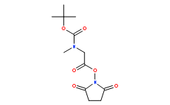 2,5-二氧代吡咯烷-1-基 2-((叔丁氧羰基)(甲基)氨基)乙酸酯