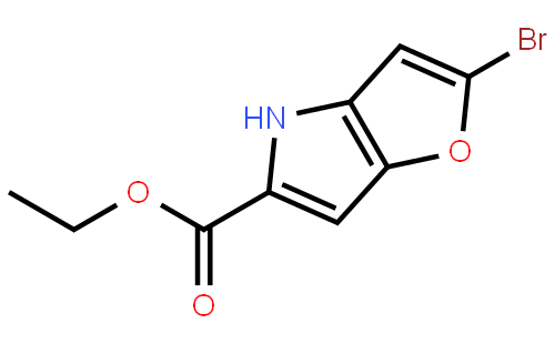 2-BROMO-4H-FURO[3,2-B]PYRROLE-5-CARBOXYLIC ACID ETHYL ESTER