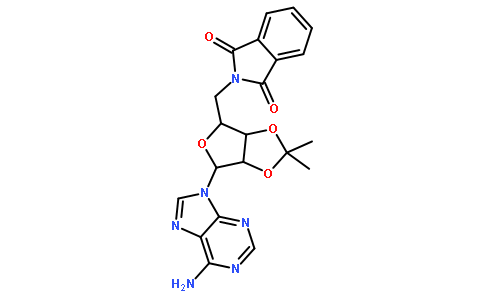 2-(((3aR,4R,6R,6aR)-6-(6-Amino-9H-purin-9-yl)-2,2-dimethyltetrahydrofuro[3,4-d][1,3]dioxol-4-yl)methyl)isoindoline-1,3-dione