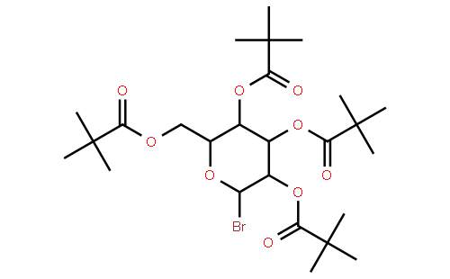 2,3,4,6-O-四特戊酰基-alpha-D-溴代吡喃葡萄糖