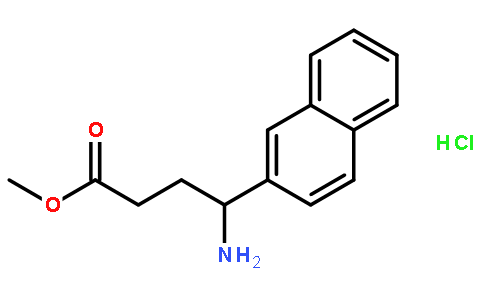 4-AMINO-4-NAPHTHALEN-2-YL-BUTYRIC ACID METHYL ESTER HYDROCHLORIDE