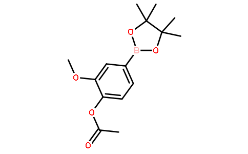 2-Methoxy-4-(4,4,5,5-tetramethyl-1,3,2-dioxaborolan-2-yl)phenyl acetate