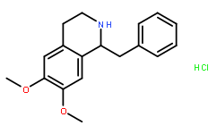 1-苄-6,7-二甲氧基-1,2,3,4-四羟基异喹啉盐酸盐(cas:81165-23-3)结构