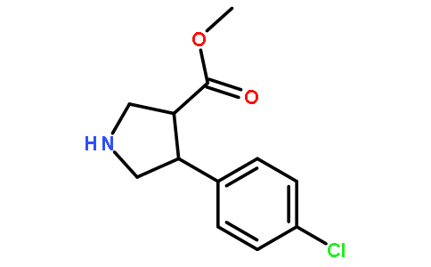 (3R,4S)-Methyl 4-(4-chlorophenyl)pyrrolidine-3-carboxylate