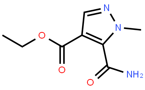 Ethyl 5-carbamoyl-1-methyl-1H-pyrazole-4-carboxylate