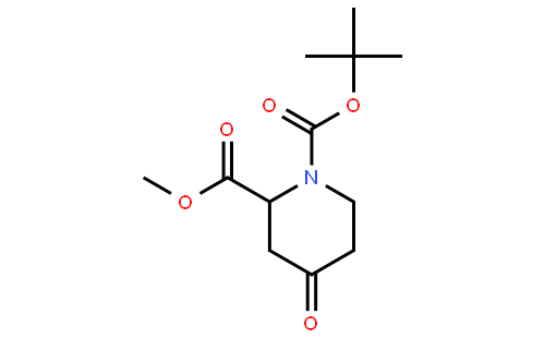 4-氧代-1,2-哌啶二羧酸 1-叔丁酯 2-甲酯