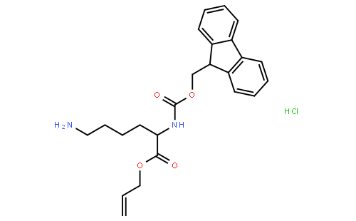 (S)-Allyl 2-((((9H-fluoren-9-yl)methoxy)carbonyl)amino)-6-aminohexanoate hydrochloride