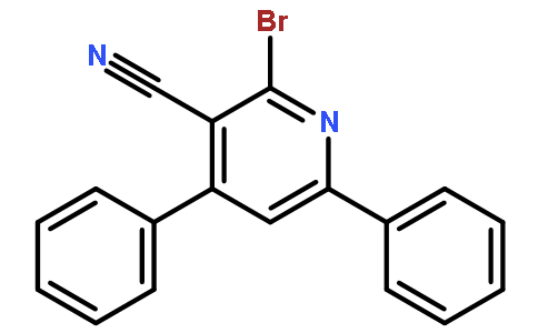 2-Bromo-4,6-diphenylnicotinonitrile