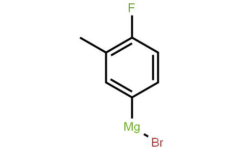 4-氟-3-甲苯基溴化镁, 1.0 M solution in THF