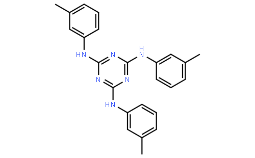 Tris(3- methylphenyl)-1,3,5-triazine-2,4,6-triamine