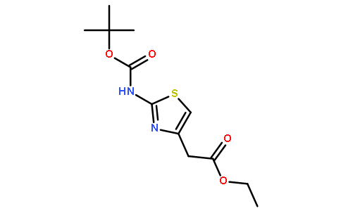ETHYL 2-(2-([(TERT-BUTOXY)CARBONYL]AMINO)-1,3-THIAZOL-4-YL)ACETATE