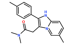 Imidazo[1,2-a]pyridine-3-acetamide, N,N,6-trimethyl-2-(4-methylphenyl)-