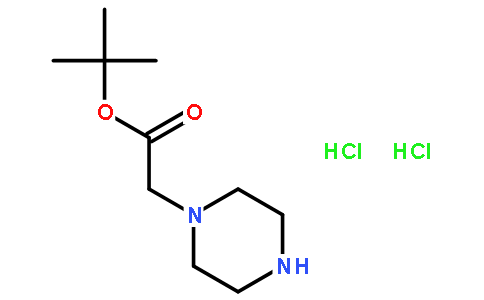 哌嗪-1-乙酸叔丁酯二盐酸盐