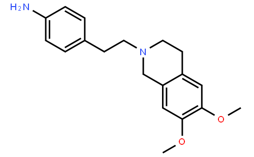 4-[2-(3,4-Dihydro-6,7-dimethoxy-2(1H)-isoquinolinyl)ethyl]benzenamine