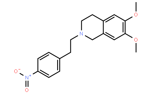 6,7-Dimethoxy-2-(4-nitrophenethyl)-1,2,3,4-tetrahydroisoquinoline
