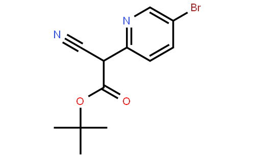 tert-Butyl 2-(5-bromopyridin-2-yl)-2-cyanoacetate