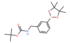 3-(4,4,5,5-四甲基-1,3,2-二氧硼杂环戊烷-2-基)苄基氨基甲酸叔丁酯