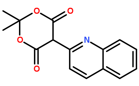 2,2-Dimethyl-5-(quinolin-2-yl)-1,3-dioxane-4,6-dione