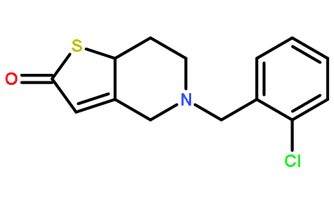 5-(2-chlorobenzyl)-5,6,7,7a-tetrahydrothieno[3,2-c]pyridin-2(4H)-one