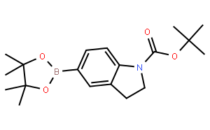 5-(4,4,5,5-四甲基-1,3,2-二氧硼杂环戊烷-2-基)吲哚啉-1-羧酸叔丁酯