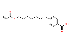 4-(6-acryloxyhexyl-1-oxy)benzoic acid