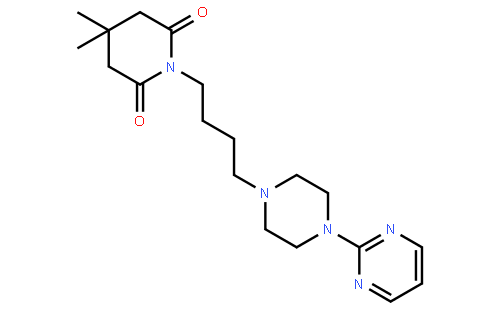 4,4-Dimethyl-1-(4-(4-(pyrimidin-2-yl)piperazin-1-yl)butyl)piperidine-2,6-dione