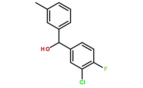 (3-chloro-4-fluorophenyl)(m-tolyl)methanol