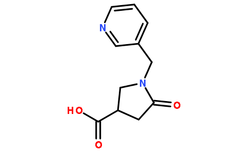 5-Oxo-1-(pyridin-3-ylmethyl)pyrrolidine-3-carboxylic acid
