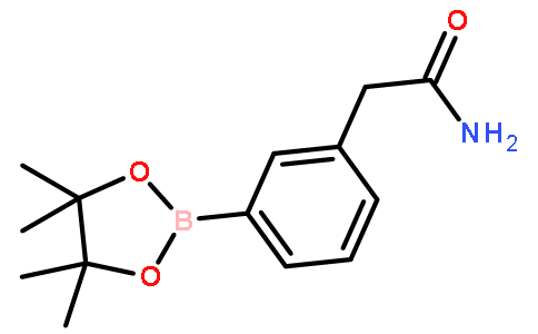 2-(3-(4,4,5,5-Tetramethyl-1,3,2-dioxaborolan-2-yl)phenyl)acetamide