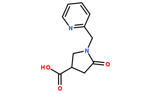 5-氧代-1-(吡啶-2-基甲基)吡咯烷-3-羧酸
