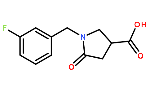 1-(3-Fluorobenzyl)-5-oxo-pyrrolidine-3-carboxylic acid