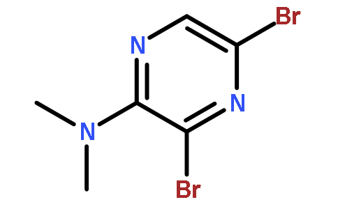 3,5-Dibromo-N,N-dimethylpyrazin-2-amine