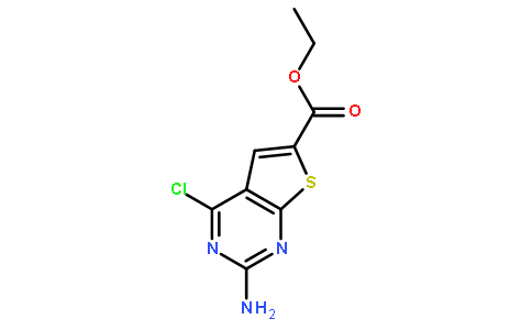 Ethyl 2-amino-4-chlorothieno[2,3-d]pyrimidine-6-carboxylate