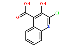 4-Quinolinecarboxylic acid, 2-chloro-3-hydroxy-