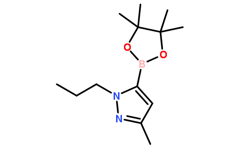 3-methyl-1-propyl-5-(4,4,5,5-tetramethyl-1,3,2-dioxaborolan-2-yl)-1H-pyrazole