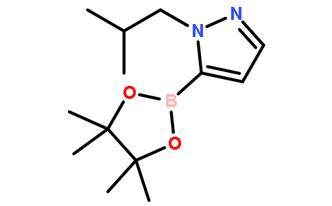 1-(2-Methylpropyl)-5-(4,4,5,5-tetramethyl-1,3,2-dioxaborolan-2-yl)-1h-pyrazole