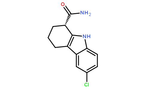 1H-Carbazole-1-carboxamide, 6-chloro-2,3,4,9-tetrahydro-, (1S)-
