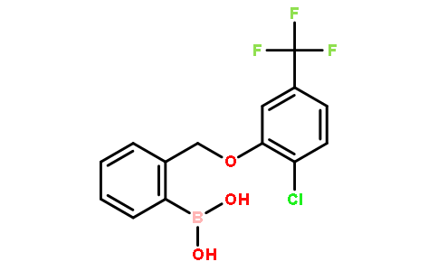 (2-((2-Chloro-5-(trifluoromethyl)phenoxy)methyl)phenyl)boronic acid