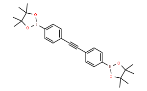 1,2-双(4-(4,4,5,5-四甲基-1,3,2-二氧硼杂环戊烷-2-基)苯基)乙炔