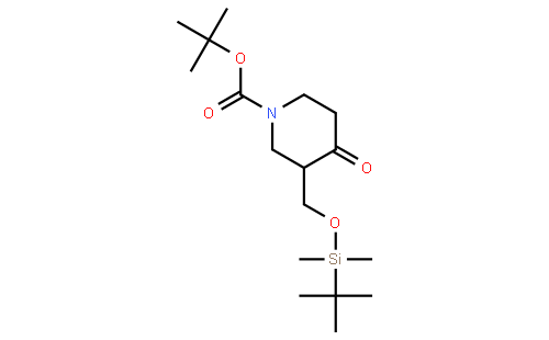 tert-Butyl 3-(((tert-butyldimethylsilyl)oxy)methyl)-4-oxopiperidine-1-carboxylate