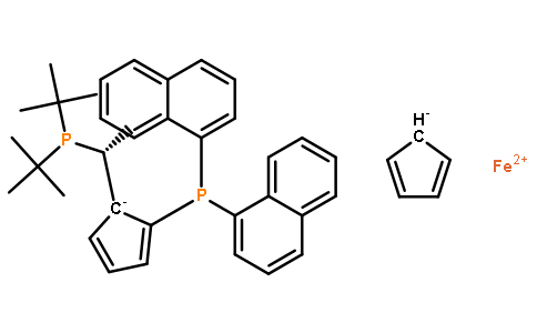 (R)-1-((Sp)-2-[二(1-萘基)膦]二茂铁基)乙基-二叔丁基膦