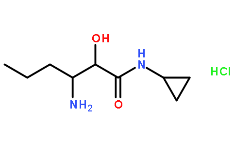 (3S)-3-Amino-N-cyclopropyl-2-hydroxyhexanamide hydrochloride
