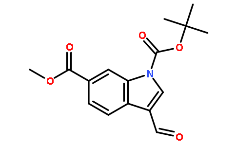 1-TERT-BUTYL 6-METHYL 3-FORMYL-1H-INDOLE-1,6-DICARBOXYLATE