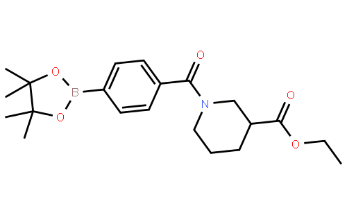 4-[3-(乙氧羰基)哌啶-1-羰基]苯硼酸频哪酯
