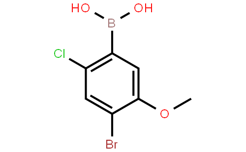 (4-BROMO-2-CHLORO-5-METHOXY)BENZENEBORONIC ACID