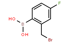 2-Bromomethyl-4-fluorophenylboronic acid
