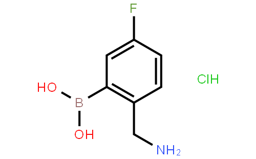 [2-(aminomethyl)-5-fluorophenyl]boronic acid hydrochloride
