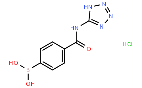 (4-((1H-Tetrazol-5-yl)carbamoyl)phenyl)boronic acid hydrochloride